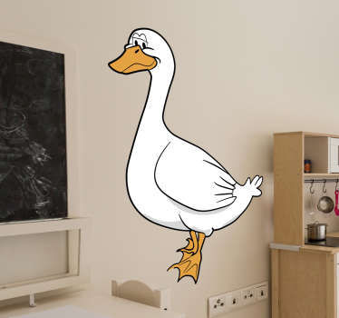 Adesivo per bimbi oca bianca