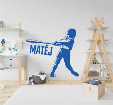 Adesivo personalizzato baseball