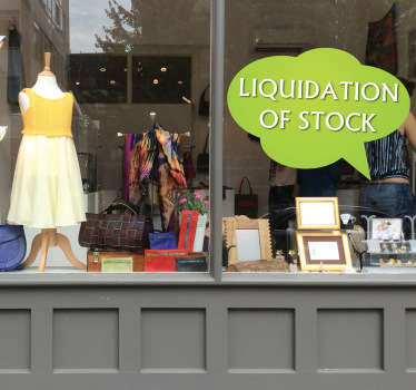 Sticker decorativo offerta negozio 3