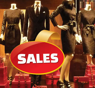 Sticker saldi personalizzabile