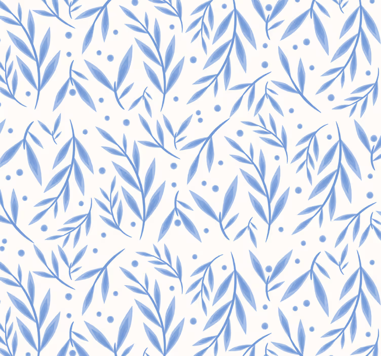 Tenda a rullo bagno modello blu e bianco - TenStickers