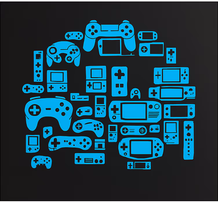 Tenda a rullo gamer bot controller di gioco - TenStickers