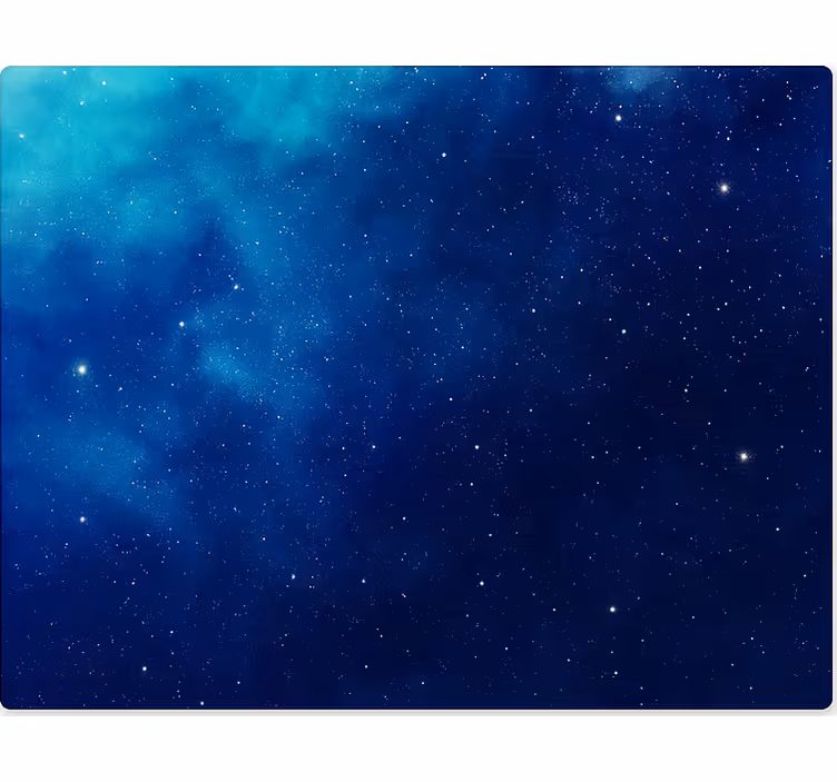 Tenda a rullo camera ragazzi stella della galassia blu - TenStickers