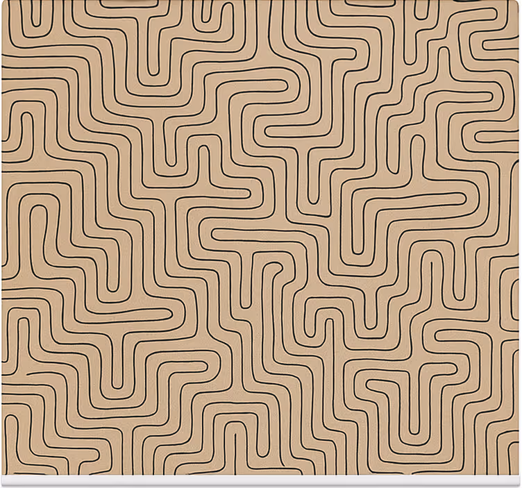 Tenda a rullo per ufficio beige rilassante - TenStickers