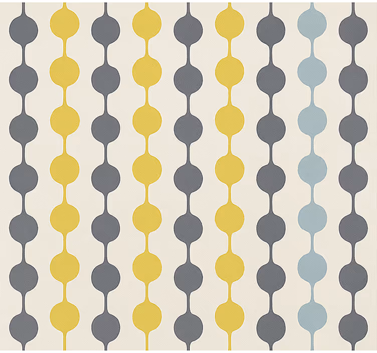 Tenda a rullo stile nordico cerchi colorati sospesi - TenStickers