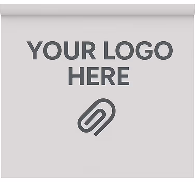 Tenda a rullo per ufficio con logo personalizzato - TenStickers