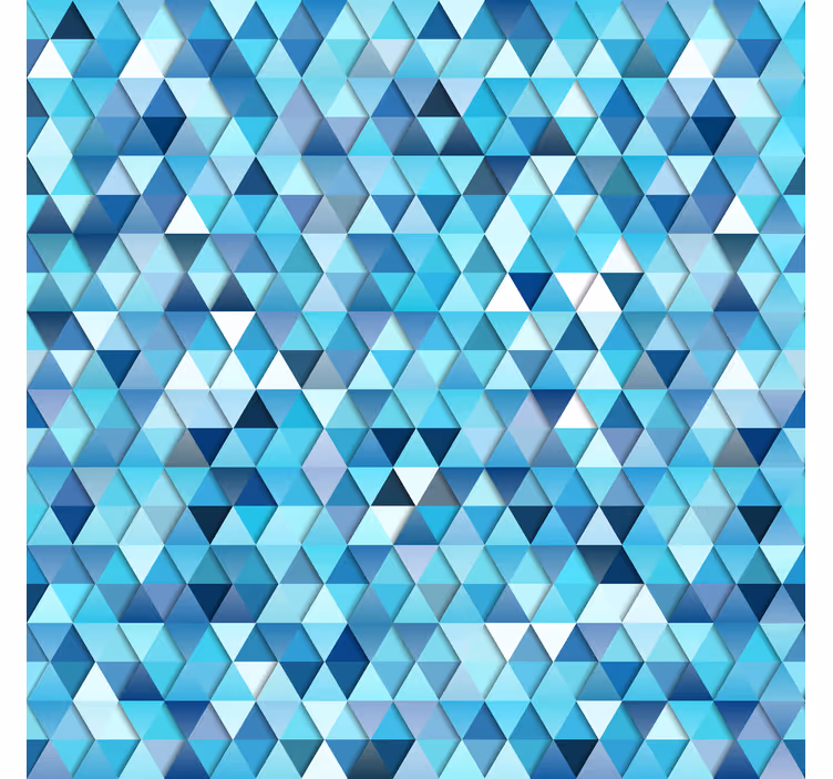 Tenda a rullo bagno motivo mosaico triangolare - TenStickers