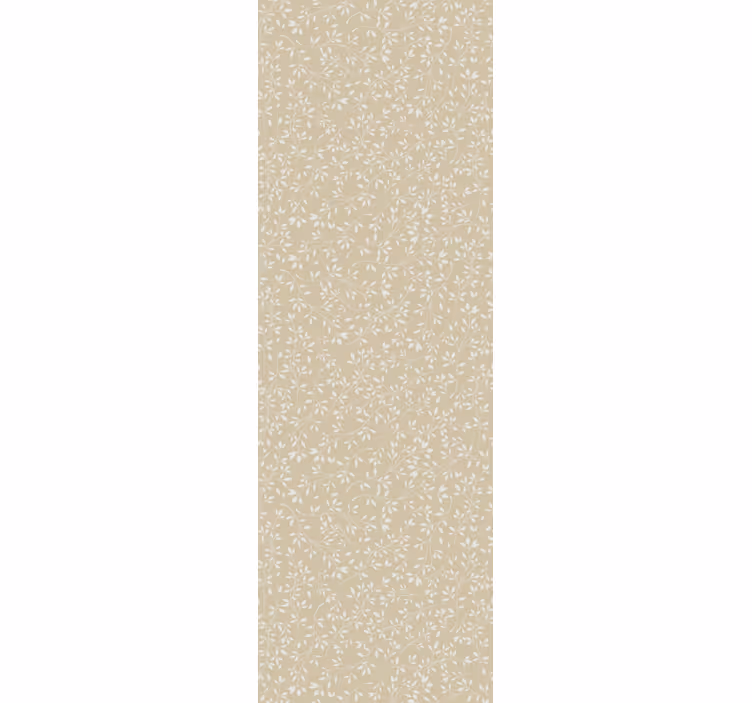 Tenda da ufficio a rullo beige e bianca delicata - TenStickers