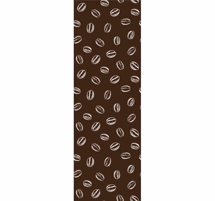 Tenda da ufficio a rullo motivo chicco di caffè - TenStickers