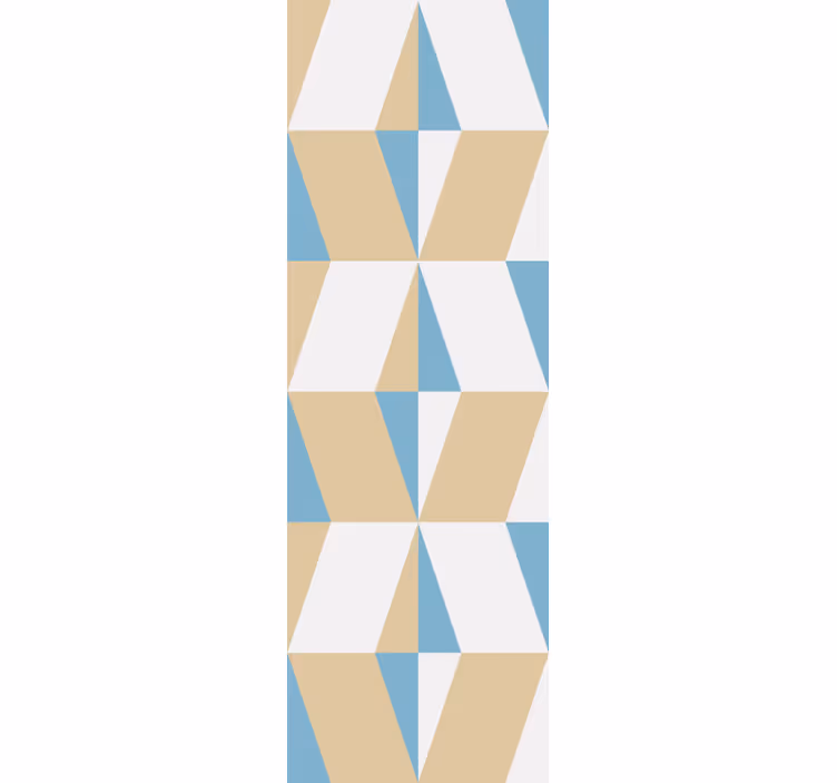 Tenda da ufficio a rullo forme geometriche minimaliste - TenStickers