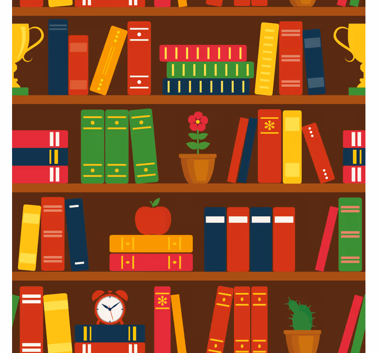Tenda da ufficio a rullo per biblioteca domestica - TenStickers