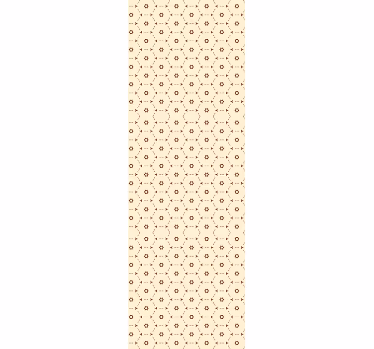 Tenda da ufficio a rullo motivo esagonale astratto - TenStickers