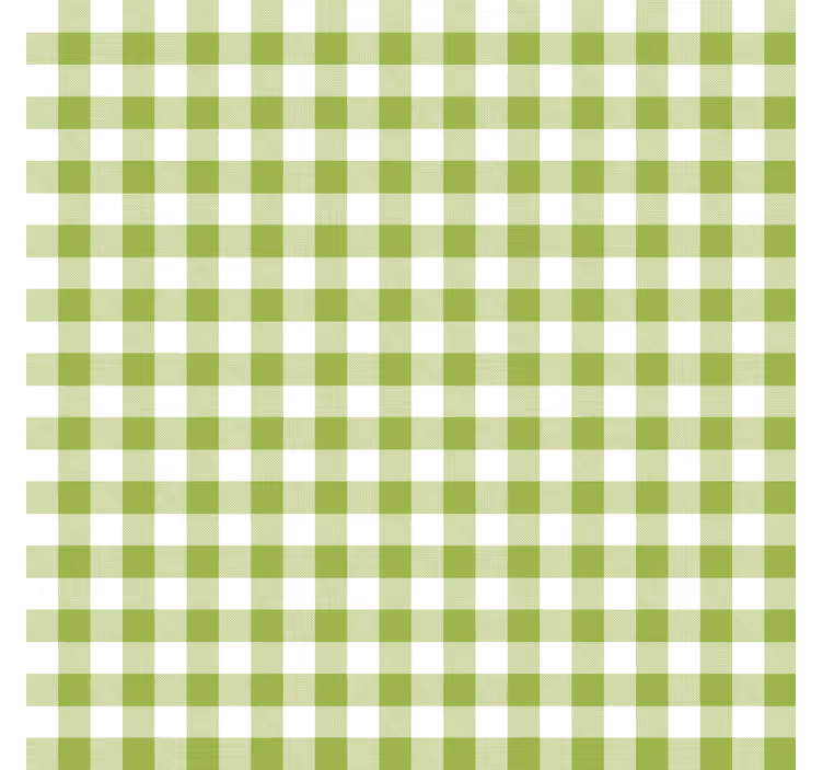 Tenda a rullo sala da pranzo a quadretti gingham - TenStickers