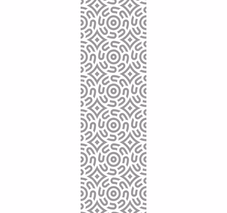 Tenda a rullo sala da pranzo spirali geometriche - TenStickers