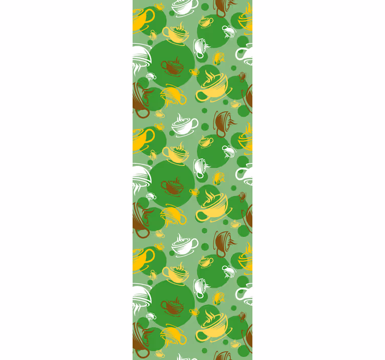 Tenda a rullo cucina collezione tazze da caffè - TenStickers