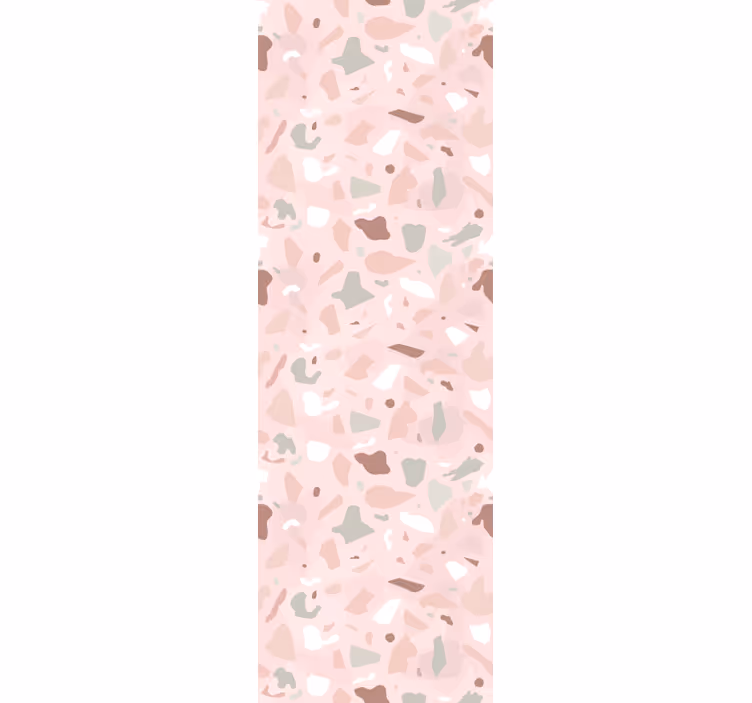 Tenda a rullo cucina motivo terrazzo rosa - TenStickers
