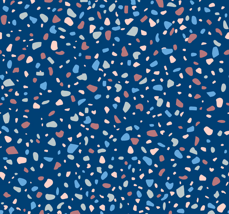 Tenda a rullo cucina blu scuro terrazzo - TenStickers