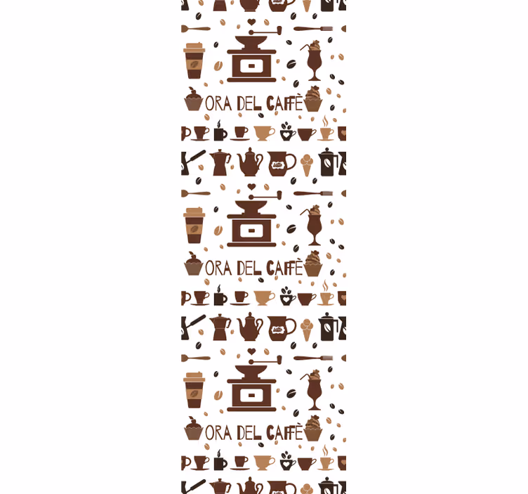 Tenda a rullo cucina momento caffè - TenStickers