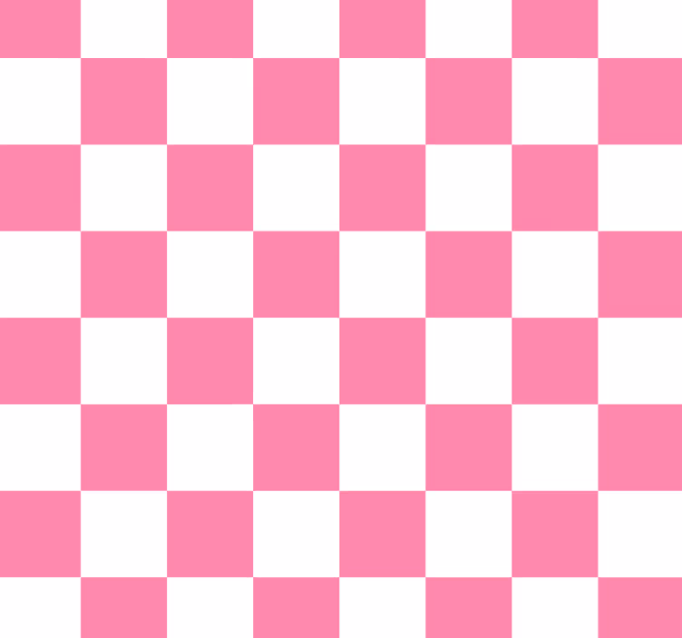 Tenda a rullo cucina a quadretti rosa - TenStickers