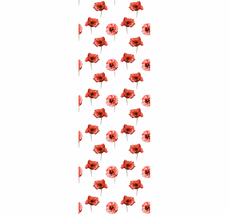 Tenda a rullo sala da pranzo cuccioli ad acquerello - TenStickers