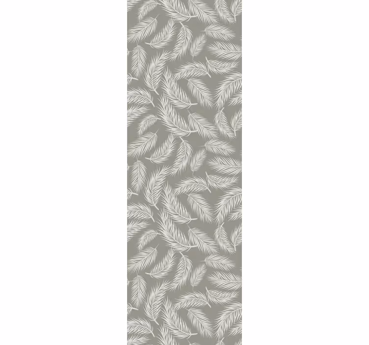 Tenda a rullo sala da pranzo motivo hamptons beige tropicale - TenStickers