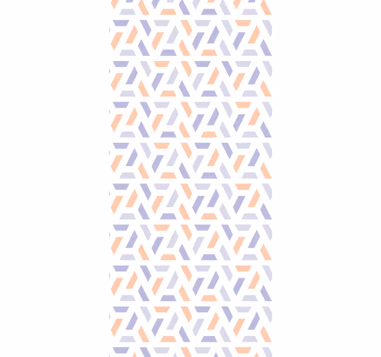 Tenda a rullo sala da pranzo linee geometriche nordiche - TenStickers