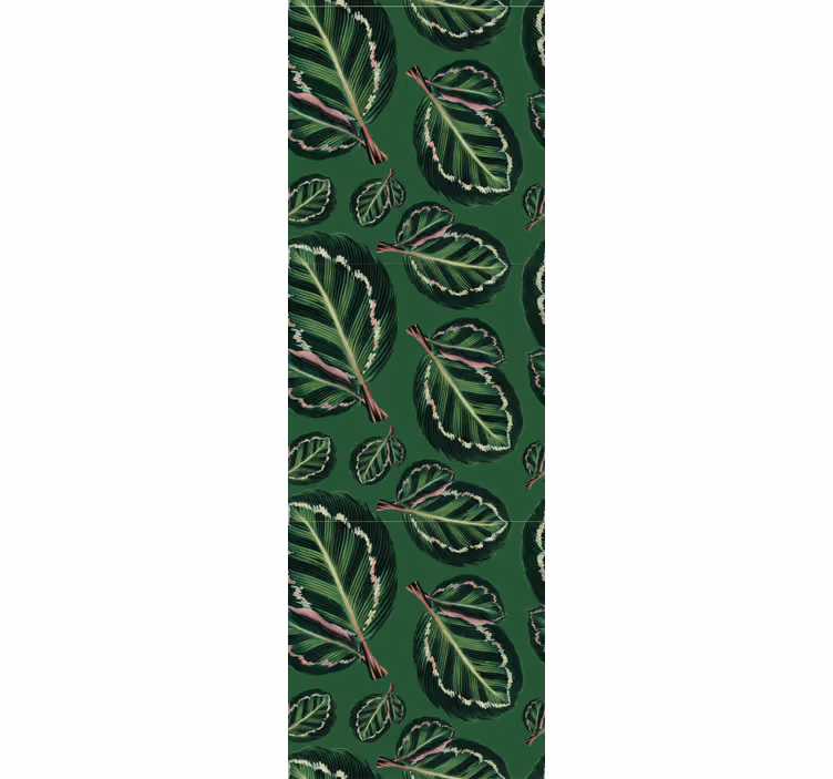 Tenda a rullo sala da pranzo maranta verde - TenStickers