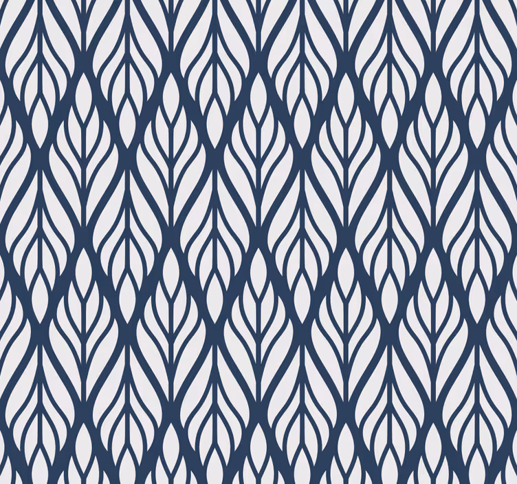 Tenda a rullo sala da pranzo ornamento grigio blu glamour - TenStickers