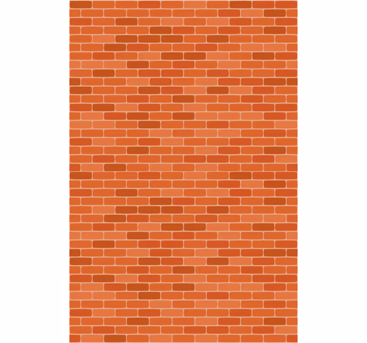 Tenda a rullo sala da pranzo superficie strutturata mattoni - TenStickers