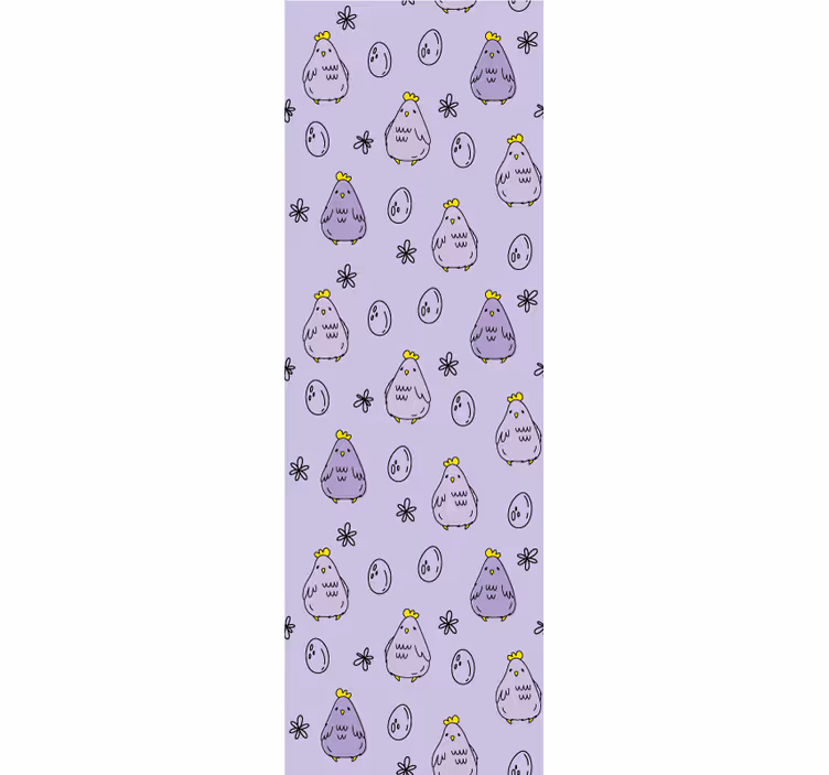 Tenda a rullo cameretta design a motivo pulcino - TenStickers