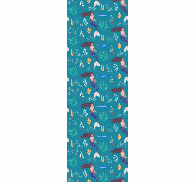 Tenda a rullo cameretta sirena sottomarina - TenStickers