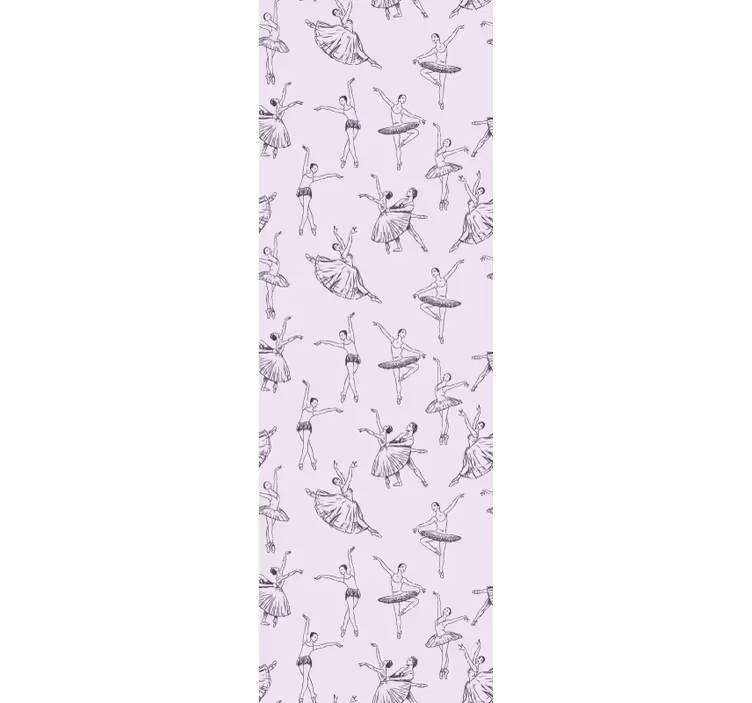 Tenda a rullo cameretta balletto - TenStickers