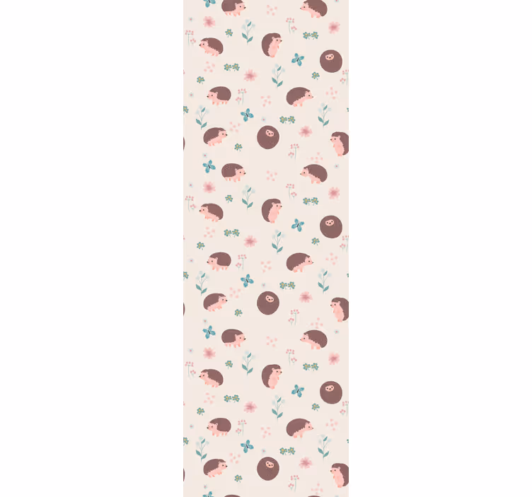 Tenda a rullo cameretta collezione ricci carini - TenStickers