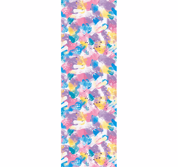 Tenda a rullo cameretta colori pastello in abbondanza - TenStickers