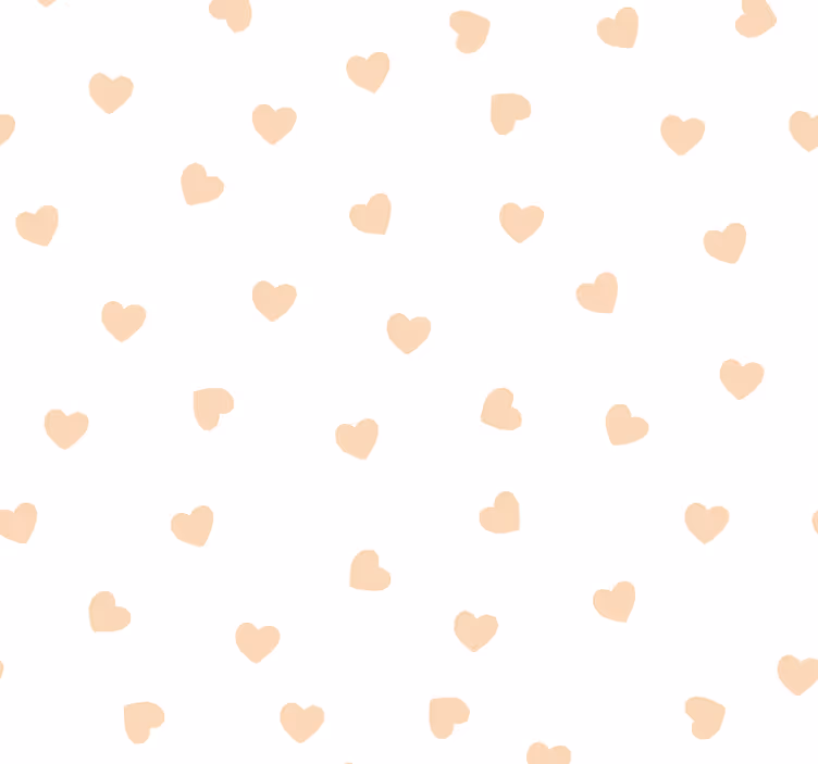 Tenda a rullo cameretta cuori piccoli - TenStickers