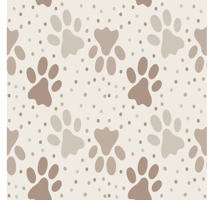 Tenda a rullo cameretta zampa di cane - TenStickers