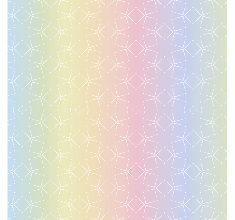 Tenda a rullo cameretta sfondo arcobaleno pastello - TenStickers