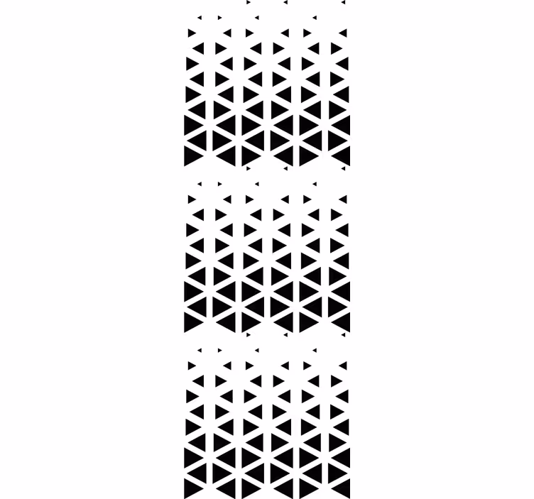 Tenda a rullo per ufficio effetto ombre geometriche - TenStickers