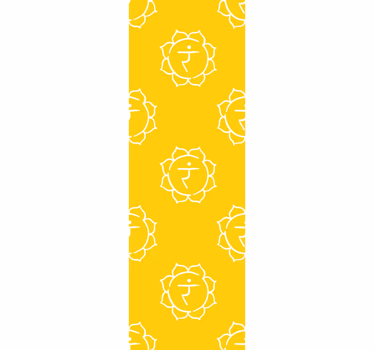 Tenda a rullo per ufficio simbolo chakra plesso solare - TenStickers