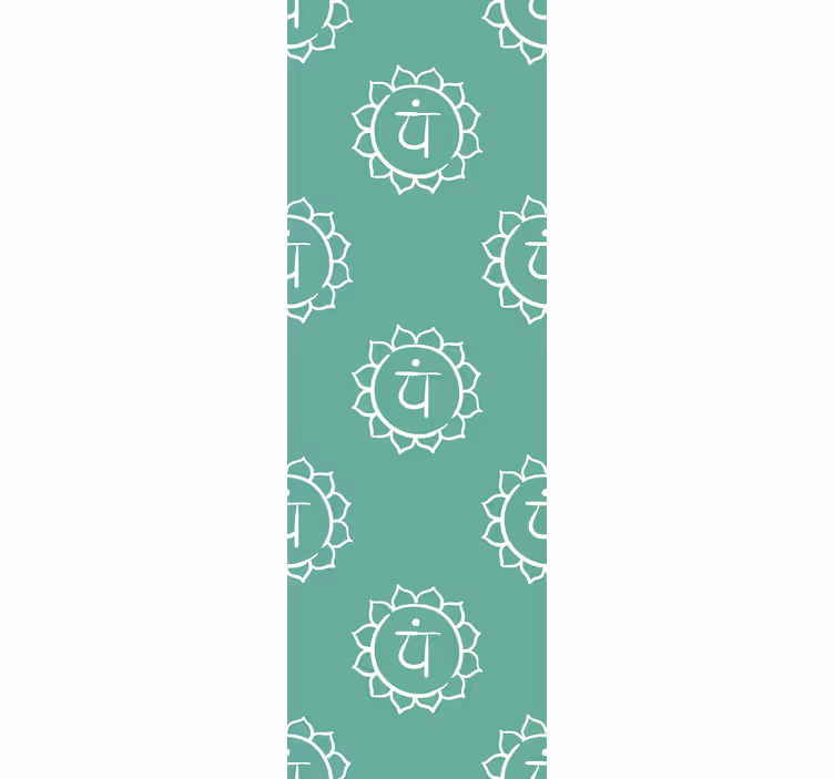Tenda a rullo per ufficio simbolo del chakra cuore - TenStickers