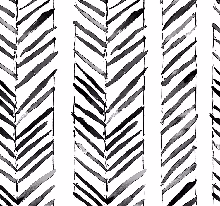 Tenda a rullo per ufficio design geometrico bianco e nero - TenStickers