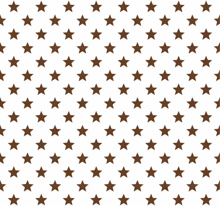 Tenda a rullo camera ragazzi stelle marroni - TenStickers