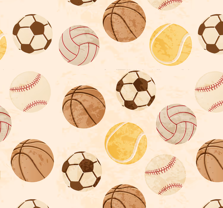 Tenda a rullo camera ragazzi motivo palline vintage - TenStickers