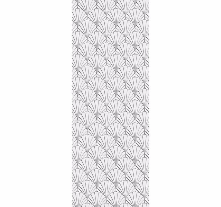 Tenda a rullo moderna motivo a ventaglio elegante - TenStickers