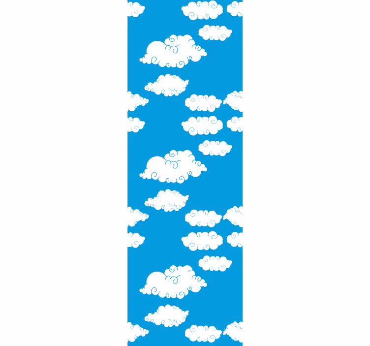 Tenda a rullo moderna nuvole nel cielo - TenStickers