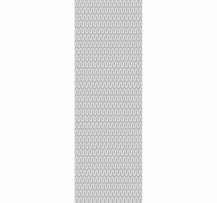 Tenda a rullo moderna motivo geometrico verde menta - TenStickers