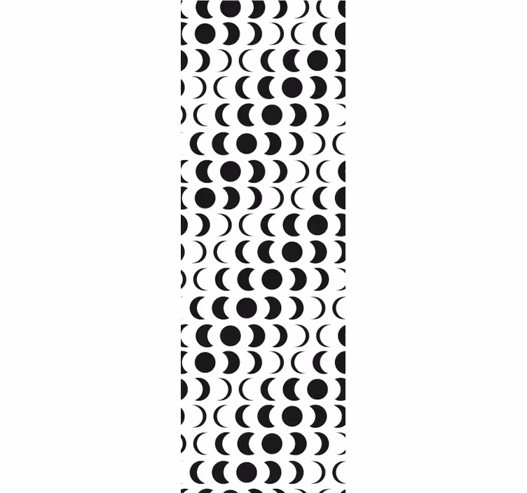 Tenda a rullo moderna motivo luna minimalista - TenStickers