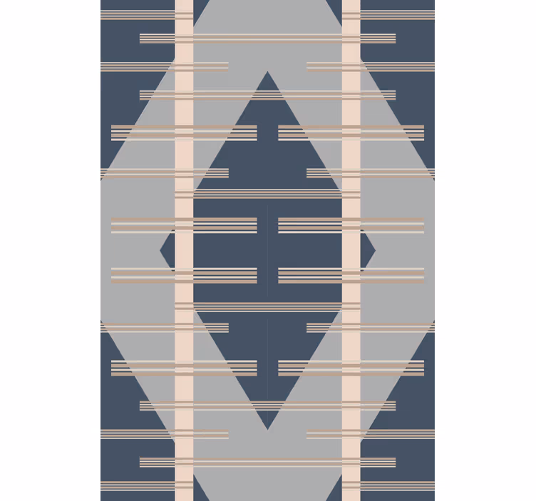 Tenda a rullo moderna stile astratto grigio anni '50 - TenStickers