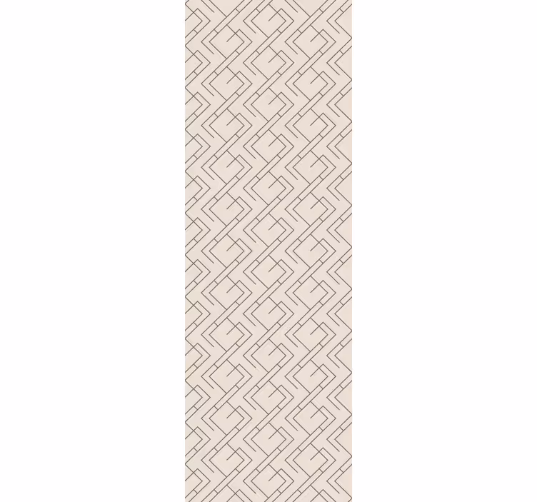 Tenda a rullo moderna design stile metà secolo - TenStickers