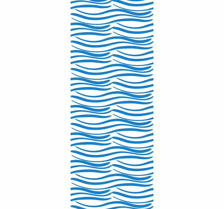 Tenda a rullo moderna motivo piccole onde - TenStickers